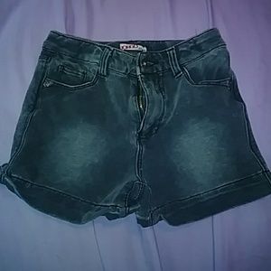 legging feel jean shorts